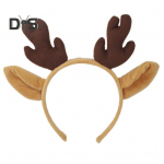 J&otilde;ulupeapael Antler Decor Juukser&otilde;ngas Pidulik p&otilde;hjap&otilde;dra disainiga peakatted Naiste elastsed Mugavad j&otilde;ulujuukseaksessuaarid G