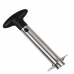 Ananassi viilutaja koorija l&otilde;ikur Parer nuga roostevabast terasest k&ouml;&ouml;givili puuviljat&ouml;&ouml;riistad toiduvalmistamisriistad hotelli/&auml;ri jaoks must