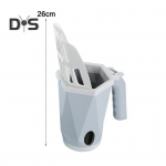 Pr&uuml;gikonteineriga kassiliivak&uuml;hvel Ergonoomilise k&auml;epidemega Kassiliivak&uuml;hvlis Kaasaskantav kakakulp Kassiliivakuhvel koos j&auml;&auml;tmejaoturiga kollane