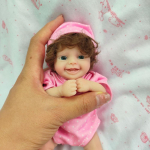 15cm Mini Reborn Nukud T&uuml;druk &Otilde;nnelik Naeratav Pehme Veniv T&auml;isvin&uuml;&uuml;l Keha Vasts&uuml;ndinud Poiss Nukk Saab Vannitada Beebinukud Lapse S&uuml;nnip&auml;ev P&uuml;hade &Uuml;llatuskingitus girl doll