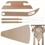 Puidust kaldkujulise tindiga kudumiss&uuml;stiku komplekt, k&auml;sit&ouml;&ouml;na valmistatud kudumiskangat&ouml;&ouml;riistad kudumiseks m&otilde;eldud meisterdatud k&auml;sit&ouml;&ouml;&otilde;mblust&ouml;&ouml;riistad 12pcs/Set