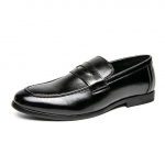 Moodsad nahast meeste kingad Kleit Penny Slip On Loafers Ehtsast nahast &auml;rikingad Meeste pehmed pulmakingad meestele 38 must