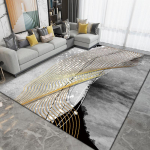 Nordic Carpet Elutoa Hele Luksuslik Kohvilauamatt Magamistuba Suur Vaip K&ouml;&ouml;k Libisemisvastased Vaibad 100 * 160cm