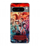 Kaitse&uuml;mbris - MANIACASE - Google Pixel 8a Pro - Painduv - Must - Stranger Things Hooaeg 4 must