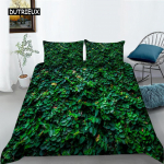 Roheline tekikoti komplekt Kuninganna suurus Troopiline vihmamets Roheline taim Palmileht Tekikate lastele teismelistele Mikrokiud Tekikate EU single(135x200cm)