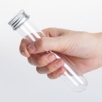 20 tk Labor 30 ml Plastikust L&auml;bipaistev Katseklaas Kaanega Mitmeotstarbeline S&auml;ilituspudel USB-kaabli jaoks Peo kingitused Villimiskarp Korraldaja 30ml beige