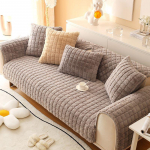 Nordic Cream diivanimatt hooajaline universaalne pl&uuml;&uuml;s istmepadi, kaasaegne minimalistlik diivanikate ja seljatoe r&auml;tik koduseks kasutamiseks 70*70cm