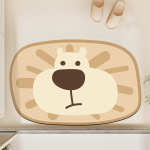 Armas tulnukas multikas Diatomiga mudamatt majapidamisvannitoa ukse imav vannitoamatt Kiiresti kuivav libisemiskindel vastupidav 40 * 60Cm (diatom mud)