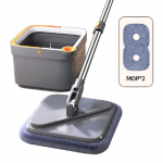 360 Spin Bucket Clean Mop koos &auml;mbriga veepuhastusega Mikrokiust kanalisatsioon, K&auml;sitsi pesemata majapidamises &auml;mbriga p&otilde;randamopp