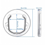 Lihtsad lemmikloomade uksed Koerte juurdep&auml;&auml;s l&auml;bipaistev siseruumides kasside majauks Reguleeritav suund Ohutu kerge lemmiklooma tarvikud