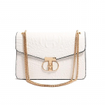 New style Popular Women's Bags Textured Small Square Bags Elegant Single shoulder Large Bags with Chains for Cross body