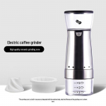 USB-toitega kaasaskantav elektriline kohviveski: T&auml;isautomaatne majapidamises kasutatav v&auml;ike kohviubade masin external adjustment thickness h&otilde;be