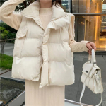Must paks soe vest naiste alla puuvillane mantel t&otilde;mblukk kardigan vabaaja lahtine p&uuml;stkrae Harajuku kontorinaise uus mood S