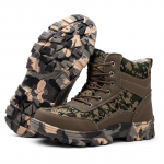 Meeste veekindlad terasest varbaotsaga talvised t&ouml;&ouml;saapad - l&ouml;&ouml;gikindlad, torkekindlad, deodoriseerivad, kulumiskindlad, sametvoodriga kaitsejalatsid Camo High-top - Wool Lining; 43