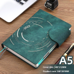 A5 &otilde;pilase p&auml;evaplaan, 2025 p&auml;evik, pandlaga 365-p&auml;evane planeerija, paksendatud &auml;rikoosolekute protokolliraamat, memo, 202 lehte 404 lehek&uuml;lge A5