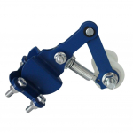 Universaalne mootorratta ketiregulaatori pinguti juhtratastega Reguleerija rulliku t&ouml;&ouml;riistad Rauaga modifitseeritud tarvikud Dirt Pit Pro jaoks sinine