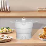 Travel Pot Mini K&uuml;te Silikoonist keedun&otilde;ud Keeduveeauruti Kokkupandav elektripliit