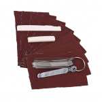 Guitar Bone Bridge sadulmutrid liivapaberist viilid, DIY Luthieri hooldust&ouml;&ouml;riist