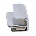 Perforatsioonita roostevabast terasest klaasukse k&auml;epide / klamber / klamber kontori klaasuksele C