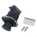 RV Pops Out Turn to Open Knob Latch Metal, Easy Installation, Accessories, Push Keyless Button Lock Chrome