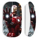 Souris - Maniacase - Iron Man Avengers - Sans Fil - Design Ergonomique - Confortable