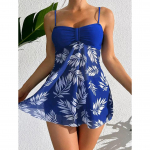 Suvine L&uuml;hike Kleit L&uuml;hikesed P&uuml;ksid Ujumistrikoo Naiste Ujumisriided Naiste Polsterdatud Tr&uuml;kiga Ujumisriided Ujumisriided Ujumine Rannariided XL must