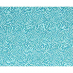 Coupon de tissu coton crafty cotton - p&eacute;tales blanches - fond bleu p&eacute;trole - 45 x 55 cm