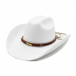 Valged suured r&auml;&auml;stad, teksariidest dž&auml;ssist silindrim&uuml;ts, villane silindrim&uuml;ts, lihtne vildist m&otilde;&otilde;n 9 cm, suur r&auml;&auml;sta &auml;&auml;ris M（56-59cm） valge