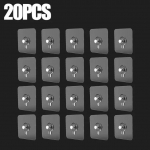 Tugevad kleepuvad konksud Pildiraami hoidik Plakat Fotokell Ilma puurimiskonksudeta Veekindel k&ouml;&ouml;k Vannitoa riidepuu kruvikonksud 20PCS