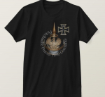 Saksa kotka 1914 Iron Cross Preisi Pickelhaube kiivri T-s&auml;rk. Suvine puuvillane l&uuml;hikeste varrukatega O-kaelusega meeste T-s&auml;rk S-3XL XS