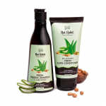 Nat Habit Aloe Peanut &scaron;ampoon ja palsam, naistele ja meestele, igap&auml;evane Soft & Moisture Lock Ultra juukseid siluv kombinatsioon