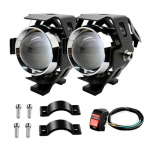 Mootorratta esituli eesmine udutuli U5 12V LED Objektiiv Kohttuled projektori tuli moto FOR Benelli TRK502 X TRK 502X 2021 TRK 502 U5-Switch-2PCS