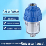 Seinale paigaldatav elektriboileri eelfilter ja katlakivi ennetav du&scaron;ipuhasti