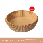 &Otilde;hufrit&uuml;&uuml;ri silikoon&otilde;li k&uuml;psetuspaber - &otilde;li imav padi praetud toitudele 50 sheets round