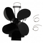 4 labaga kaminiventilaator magnetilise temperatuurin&auml;idikuga, soojusj&otilde;ul t&ouml;&ouml;tav &otilde;huringluse ventilaator koju, puidule