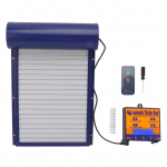 Automatic Chicken Coop Door Programmable Aluminum Chicken Coops Door Opener with Timer Light Sensor sinine