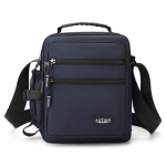 Meeste mitme sahtliga &otilde;lakott multifunktsionaalne v&auml;listingimustes crossbody kott tumesinine v&auml;rv