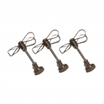 3 Pieces Incense Coil Clips Burner Clip Holders, Multifunctional, Easy to Use, Stainless Steel Short