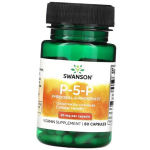 Vitamiin B6 (P&uuml;ridoksaal-5-fosfaat), P-5-P 20, Swanson 60kaps (36280124) 60caps