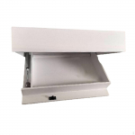 Floating Shelf at Home Fashion with Compartment Wall Drawer Mounted in Dormitory for Bathroom White