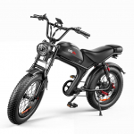 EMOKO C93 T&auml;iskasvanute Linna Elektrijalgratas &Uuml;he Veduriga 1000W Mootor 48V20Ah Aku Elektrijalgratas 20 *4 Tolli Laiad Rehvid Maastiku E-jalgratas must