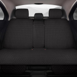 SEAMETAL Nelja hooaja auto tagaistme kate Hingavad linased kangad Autokatte istmekatted Autoistme kaitsepadi Rear seat cover must