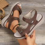 Naiste mugavad kiilsandaalid, pahkluupael, avatud ninaosaga &otilde;&otilde;nes disain, paks kummist tald, vabaaja suvekingad &otilde;ues l&otilde;&otilde;gastumiseks 38