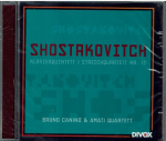 CD SHOSTAKOVITCH, BRUNO CANINO & AMATI - &Scaron;ostakovit&scaron; Klaverikvintett / Str CDX20504 Divox 2006 &Scaron;veits Klassik Kasutatud