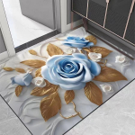 Elegantne 3D-prinditud m&auml;luvahust vannitoamatt libisemiskindla disainiga 600*900mm