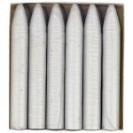 Bo&icirc;te de 12 craies &agrave; la cire argent