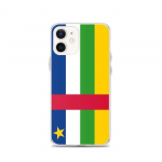 Coque T&eacute;lephone Drapeau R&eacute;publique centralfricaine &ndash; iPhone 12