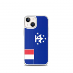 Coque T&eacute;lephone Drapeau Antarctique fran&ccedil;aise &ndash; iPhone 13 mini