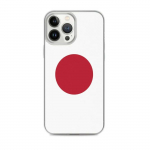 Coque iPhone &ndash; Drapeau Japon &ndash; iPhone 13 Pro Max &ndash; Souple &ndash; Mitmev&auml;rviline &ndash; Vertikaalne