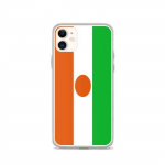 Coque iPhone 11 - Drapeau du Niger - Silikoonist supp - Kaitse t&auml;ielik - L&eacute;g&egrave;re - Acc&egrave;s Facile
